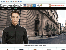 Tablet Screenshot of davidverdonck.be